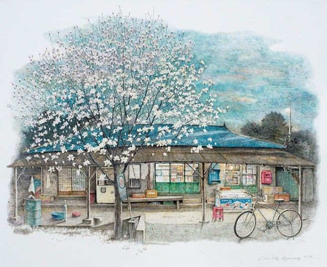 Красота в обыденном Скетчи от Me Kyeoung Lee
