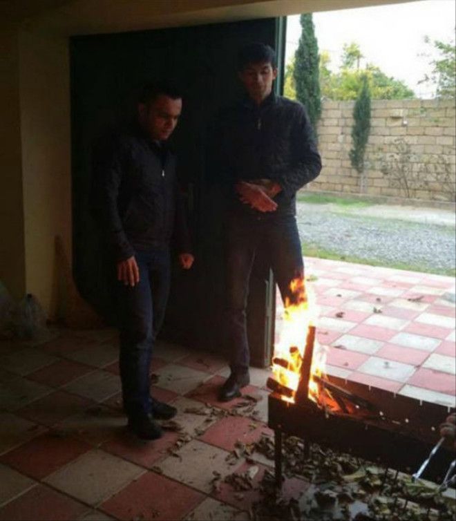 Нога в огне. Нога в огне