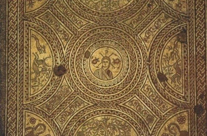 Раннее изображение Христа в церкви Св Марии в Хинтоне