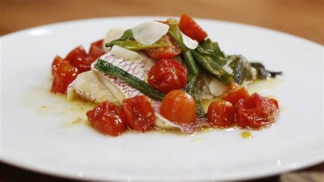 Рыба с овощами