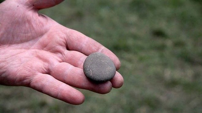 Галька из Комокс-Вэлли с загадочными символами. Галька из КомоксВэлли с загадочными символами