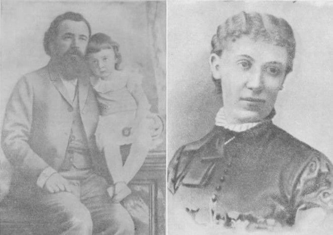 Слева Склифосовский с младшей дочерью Тамарой Справа жена хирурга Софья Фото kpua