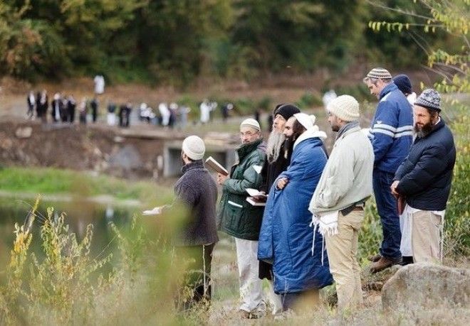 Хасиды на улицах Умани