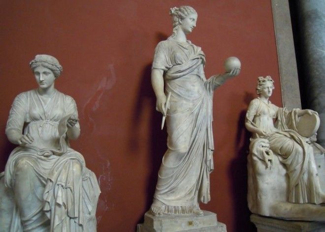 Музеи Ватикана: «Зал муз». Музеи Ватикана Зал муз