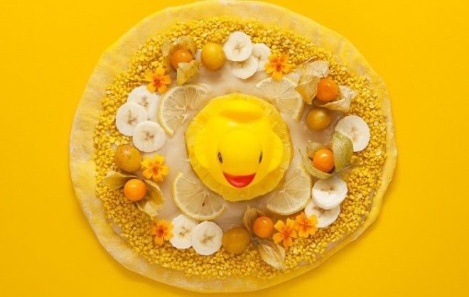 Экспериментальная пицца Желтые монетки