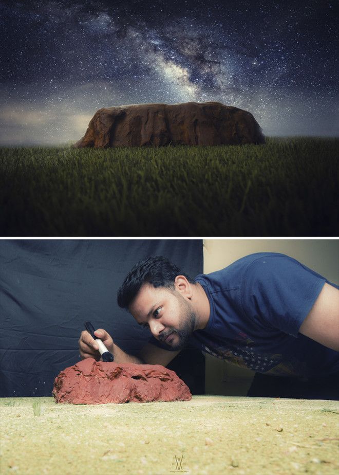 Фотохудожник снимает потрясающие пейзажи не выходя из студии