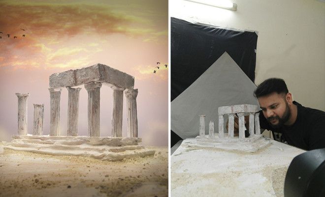 Фотохудожник снимает потрясающие пейзажи не выходя из студии