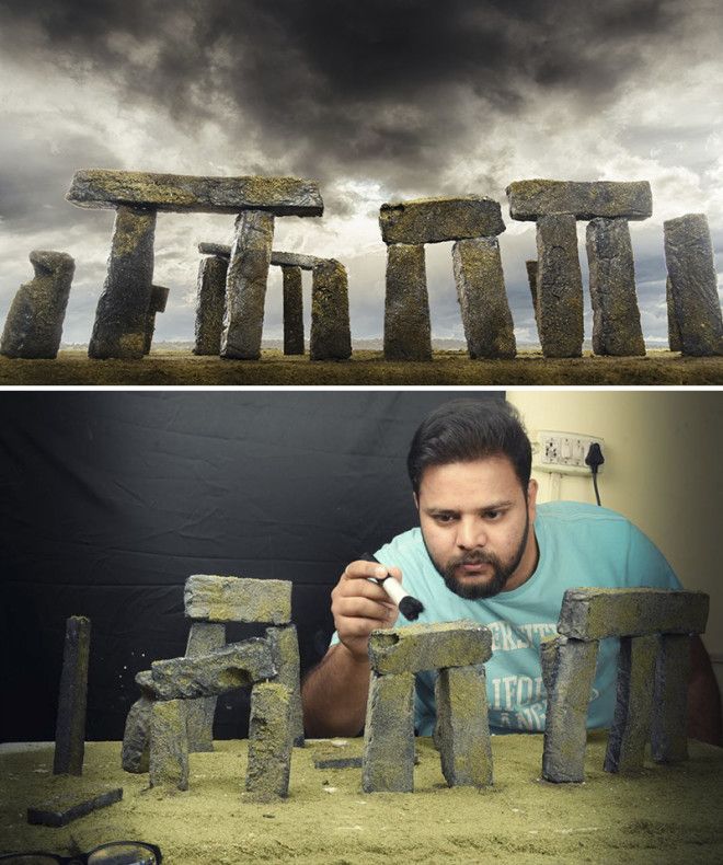 Фотохудожник снимает потрясающие пейзажи не выходя из студии