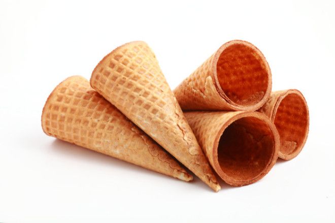 Рожок из вафли и никакой посуды