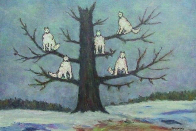 Картина на которой Панкеев изобразил свою фобию Фото obozrevatelcom