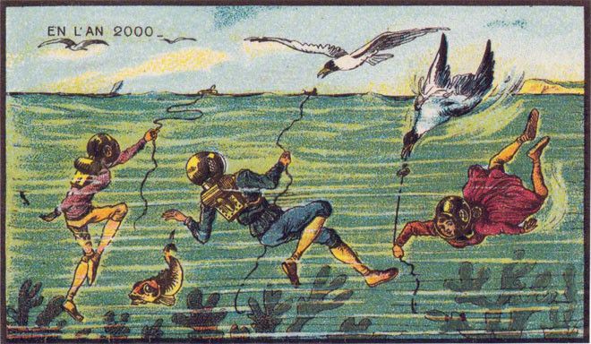 Как люди 100 лет назад представляли себе будущее