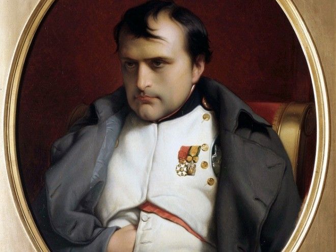 Наполеон Бонапарт после отречения во дворце Фонтенбло. Деларош (1845). Фрагмент. | Фото: images.forwallpaper.com. Наполеон Бонапарт после отречения во дворце Фонтенбло Деларош 1845 Фрагмент Фото imagesforwallpapercom