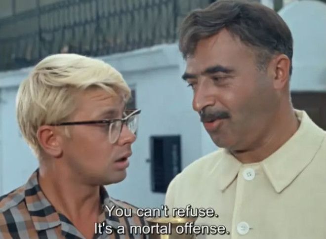 Немцу показали советский фильм Кавказская пленница и вот его комментарии