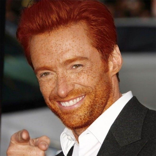 рыжие голливудские знаменитости если бы знаменитости были рыжими