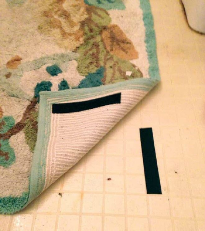 Фиксация ковров липучками