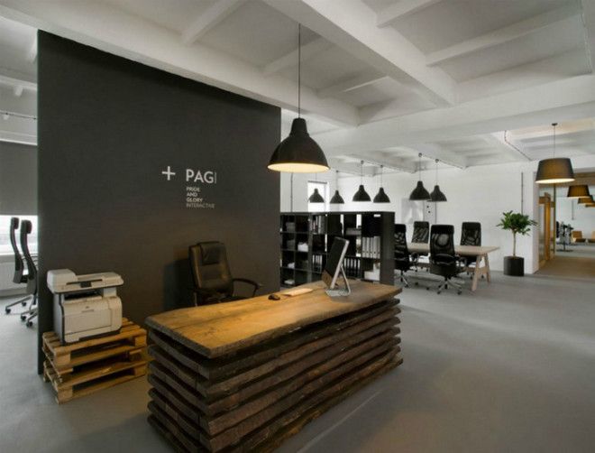 Офис в стиле лофт