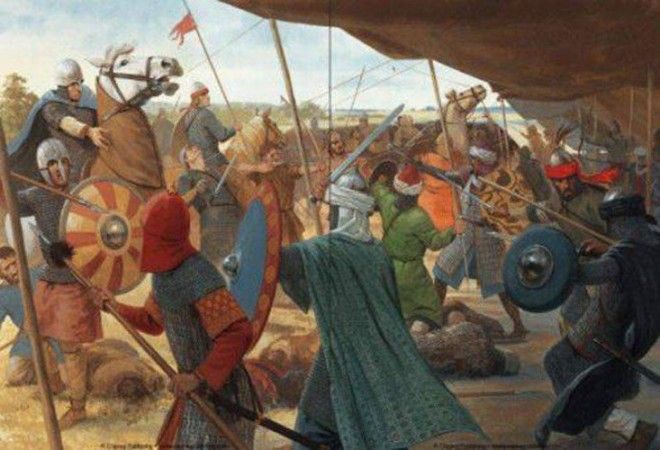 Битва при Пуатье 732 год Если бы не победа франков при Пуатье современная нам Европа вполне могла бы стать очередным эмиратом Но по счастью удача улыбнулась командующему франками Карлу Мартеллу Арабский военачальник АбдулРахман ибн Абдаллах пал в бою и войско Мартелла продвинулось дальше к югу&nbsp;