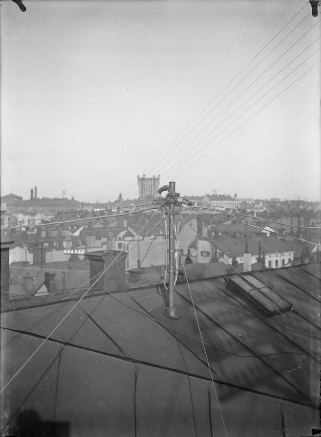 Телефонная связь прошлого века Стокгольмская башня связи 