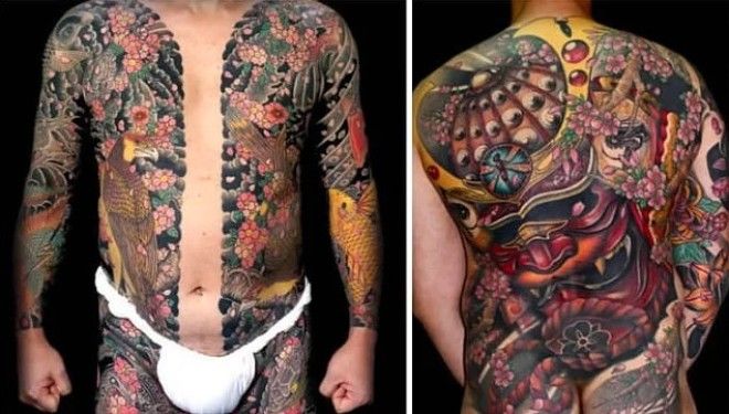 14 удивительных татуировок японской мафии якудза и их скрытое значение