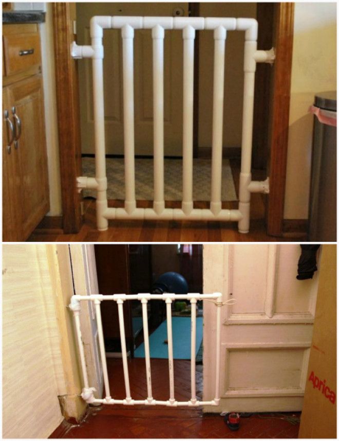 Ворота из пластиковых труб